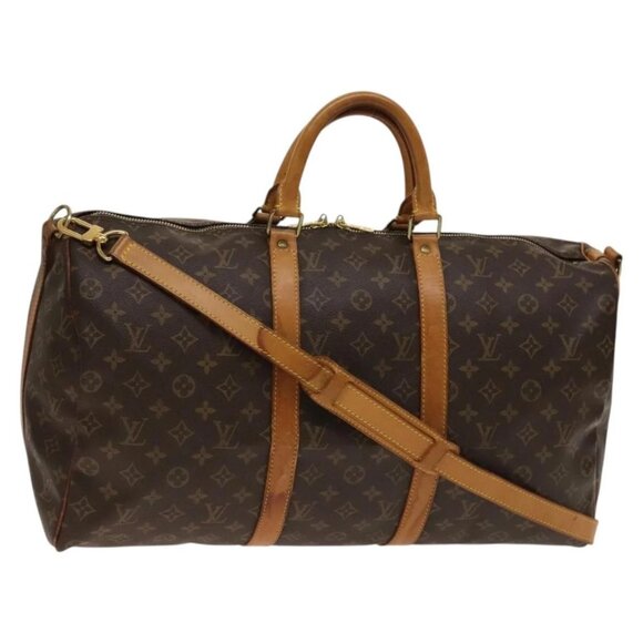 LOUIS VUITTON Monogram Keepall Bandouliere 50 Boston Bag - Picture 1 of 16